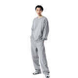 BASIC LOGO SWEAT PANTS [HEATHER GREY]