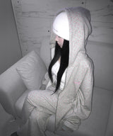 garden set hood zip-up (2colors)