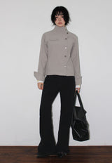 UNBAL HIGH-NECK JACKET