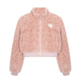 Muffin Curl Fleece High Neck Jumper 233667777