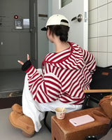 [MADE] Spell Food Border Knit Zip-Up