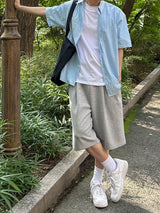 Lur One tuck Bermuda pants