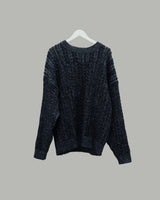 Ber Two-tone knit (Black)