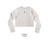 ステッチラインクロップTシャツ
