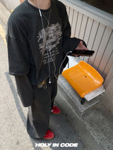 No.0717 BL レイヤードオーバーTシャツ