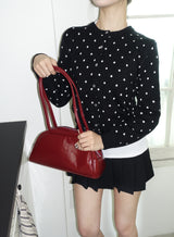 pleats wrap skirt