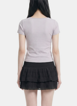 Evia Twist Layered T-shirt