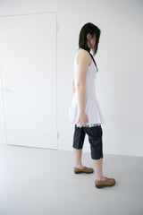 mesh layered sleeveless ops(2colors)