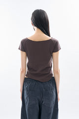 イタリアアップリケラグランTシャツ