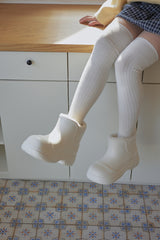 Wednesday Evening Winter Boots - Cream
