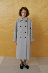 Herringbone double coat_gray