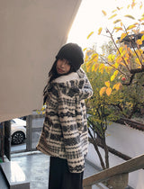 #Cozy Nordic Boa Fleece Hood Jumper (2color)