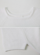 Pastel Summer Raglan Short Sleeve Knit (5color)