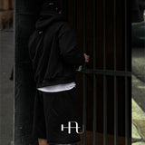 [HFORUS MADE] Armor Cut Off Bermuda Pants IN BLACK
