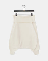 Jeune Off-Shoulder Loose-Fit Long Sleeve Knit