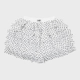 DOT PANTS IN WHITE