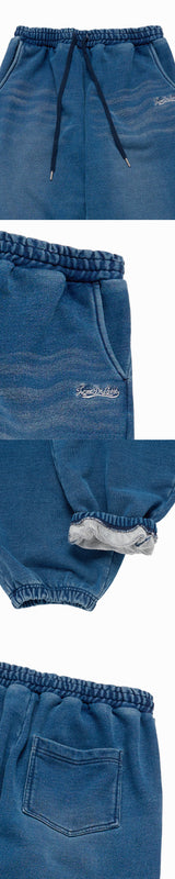 25FW DENIM EFFECT ZURRY LONG PANTS NAVY