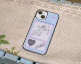 [MADE] [PHONE CASE] キューピッド (ブルー)