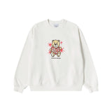 25FW WOMAN AC ベアハートスウェットシャツ クリーム