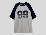 ナインラグラン半袖ニットTシャツ 3C