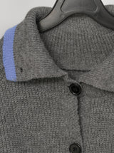 カラー襟付きシグネチャーニット