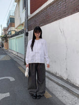 Leusyam Lace Ribbon Blouse