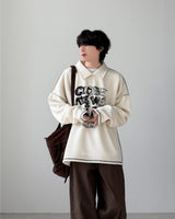 Finish Collar Knit T-shirt