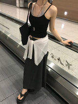 Bestie Layered Halter Neck Bra Top