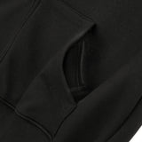 Wings Hooded Zip-up - BLACK