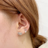 [SET] ドロップリボンエンジェルスターピアス