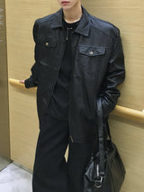 Slate trucker blazer jacket