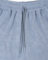 LAYERED TERRY SHORTS (LIGHT BLUE)