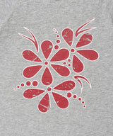 VINTAGE FLOWER RAGLAN SS TEE GREY(CV2GMFT510A)