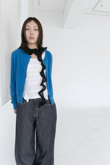 rose frill top(2colors)