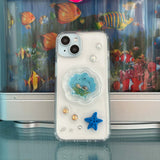 Aqua pocket resin phone case