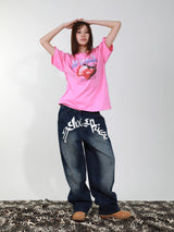 STRAWBERRY SPACE TEE (PINK)
