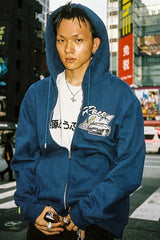 レースロゴフーディー