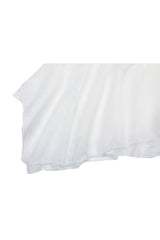 ローズシャーリングトップス white