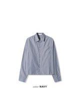 ベーシックストライプシャツ(3color)