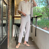 LMN rear neutral two pocket short sleeve cardigan (6 colors)