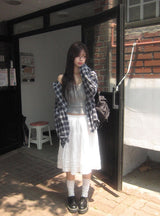 Litting Lace Cap Ribbed Sleeveless