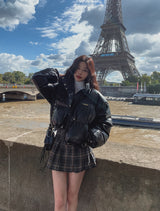 Zendy pleats mini skirt