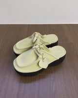 Suede platform mules (2color)