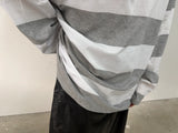 wide stripe henley top