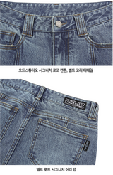 Slit Boots Cut Denim Pants