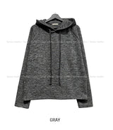 Daford color matching knit hoodie