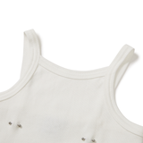 PIERCED SLEEVELESS TEE