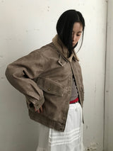 [MD Pick] グランジレザーマスタングジャケット (2color)