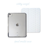 witty エンジェルiPadケース（ホワイト+スカイブルー）