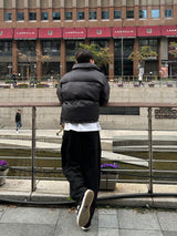  Basic pintuck wide sweatpants